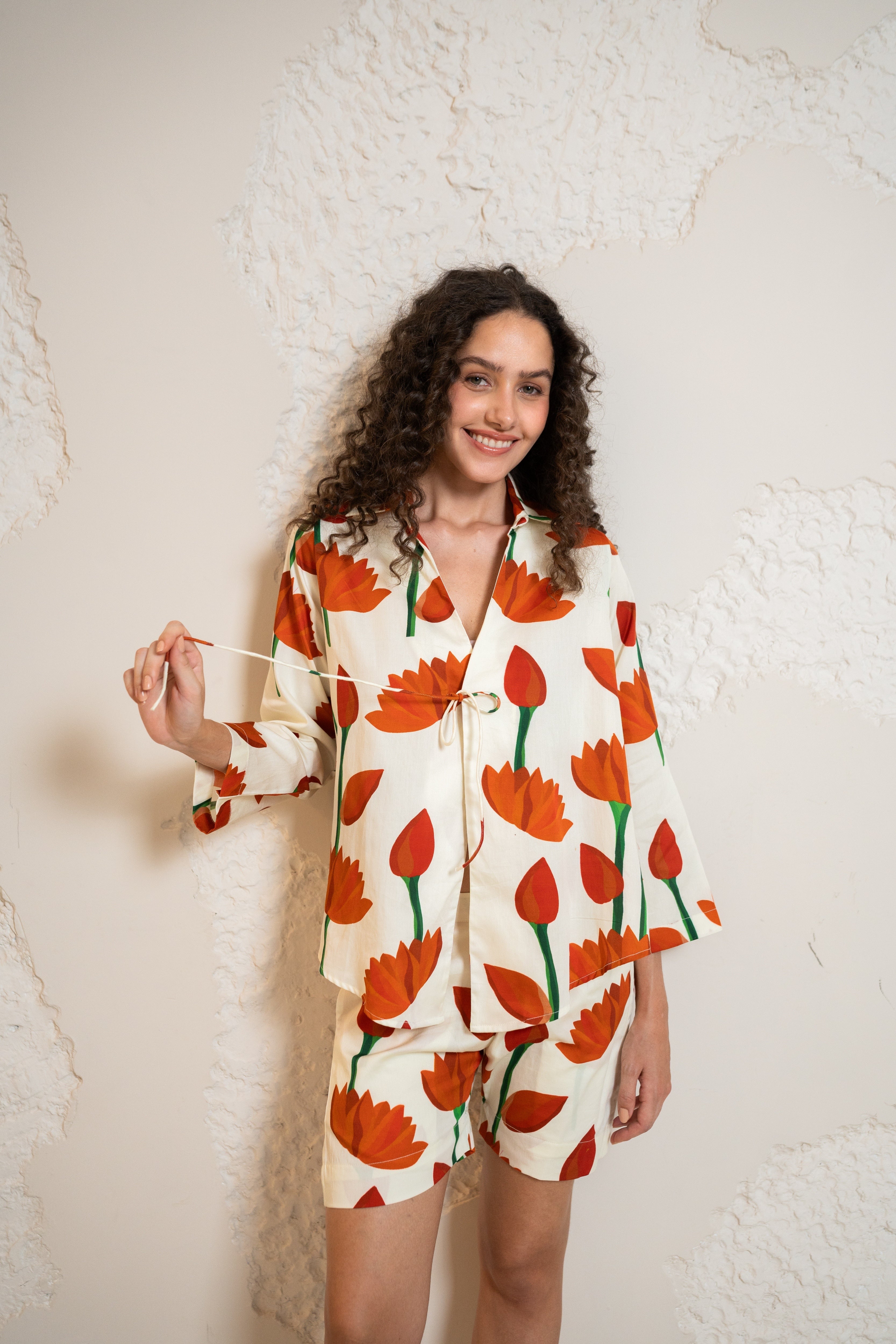 Floral shorts co-ord set