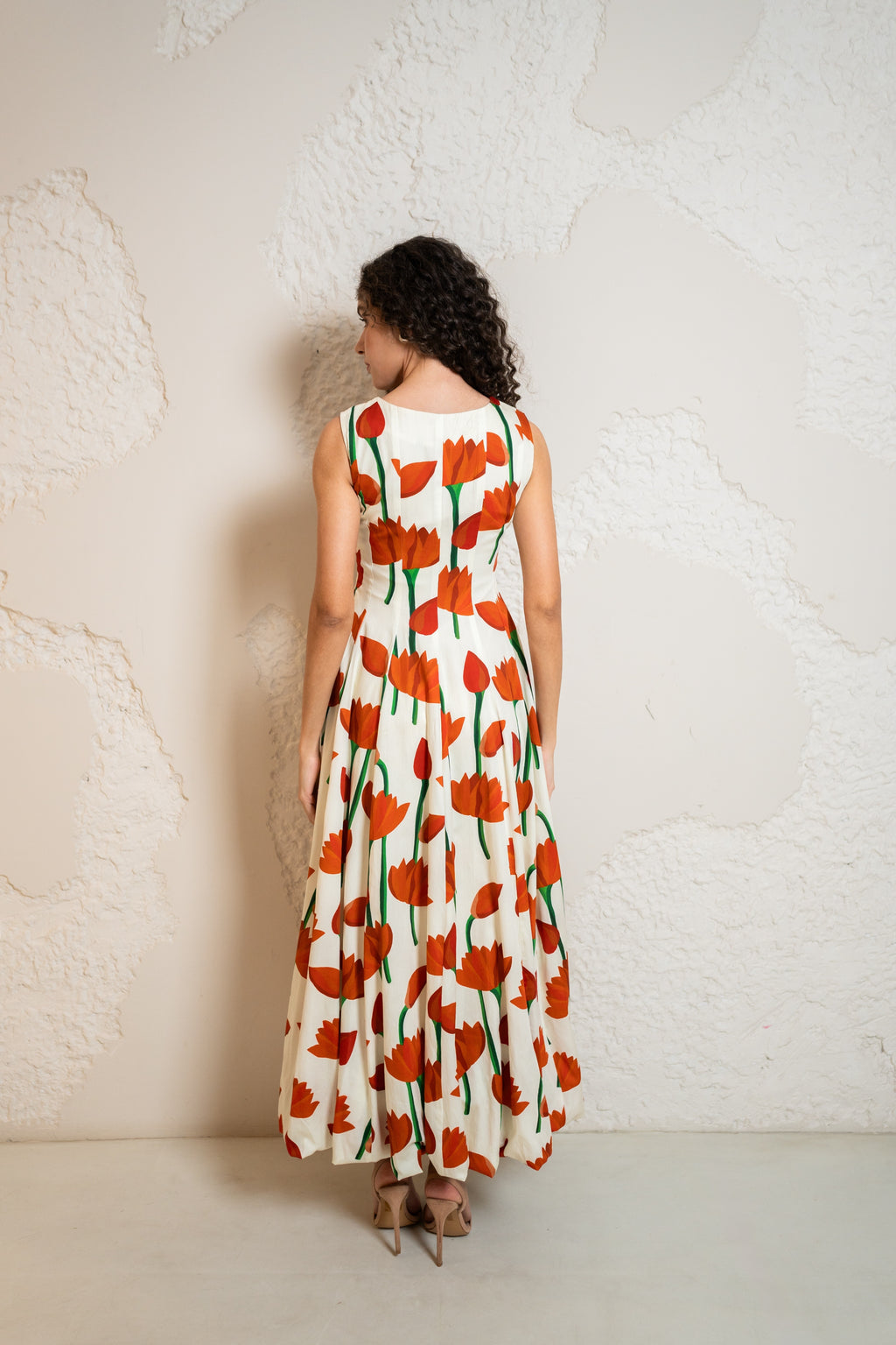 Floral Balloon Dress