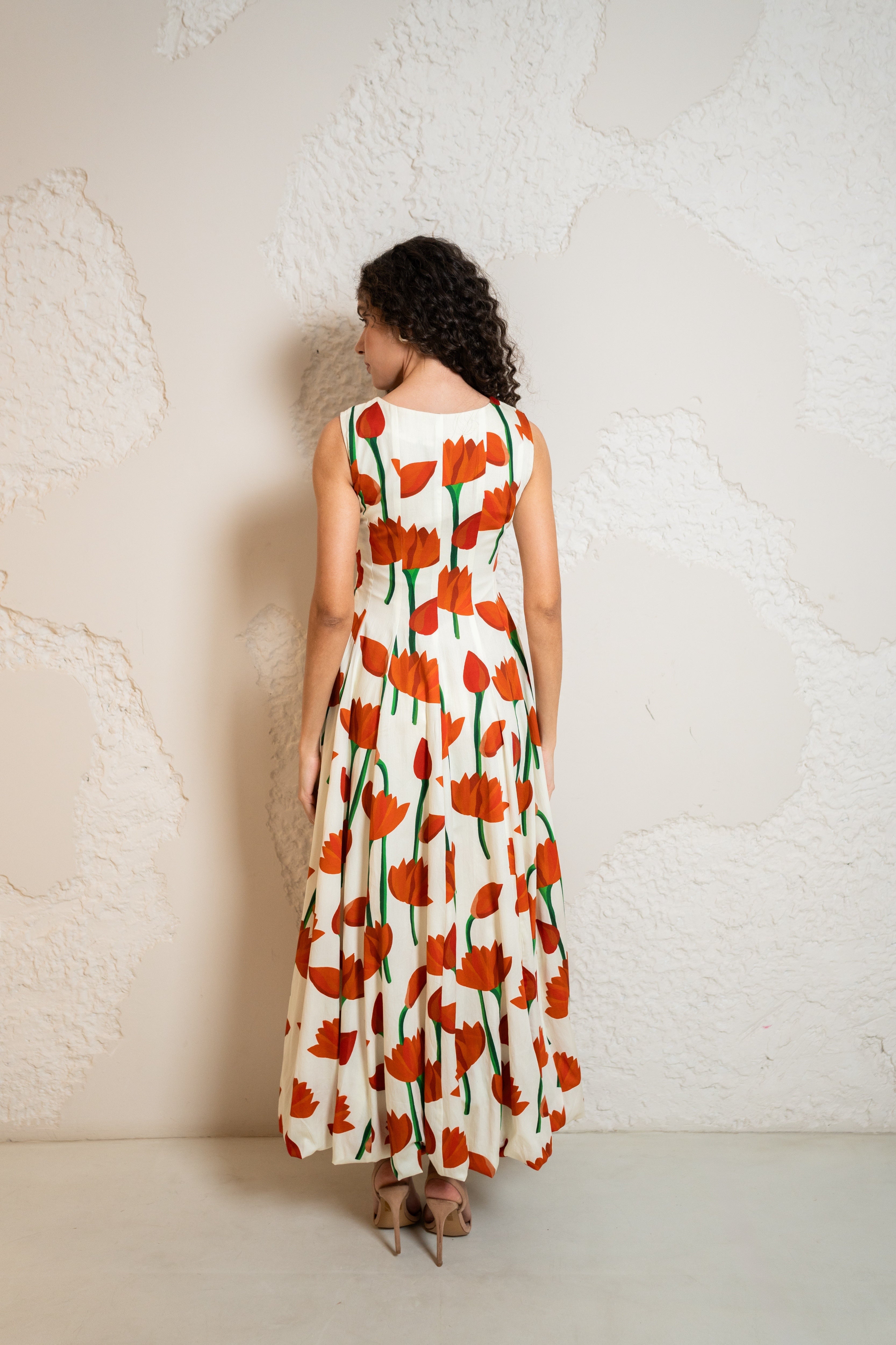 Floral Balloon Dress